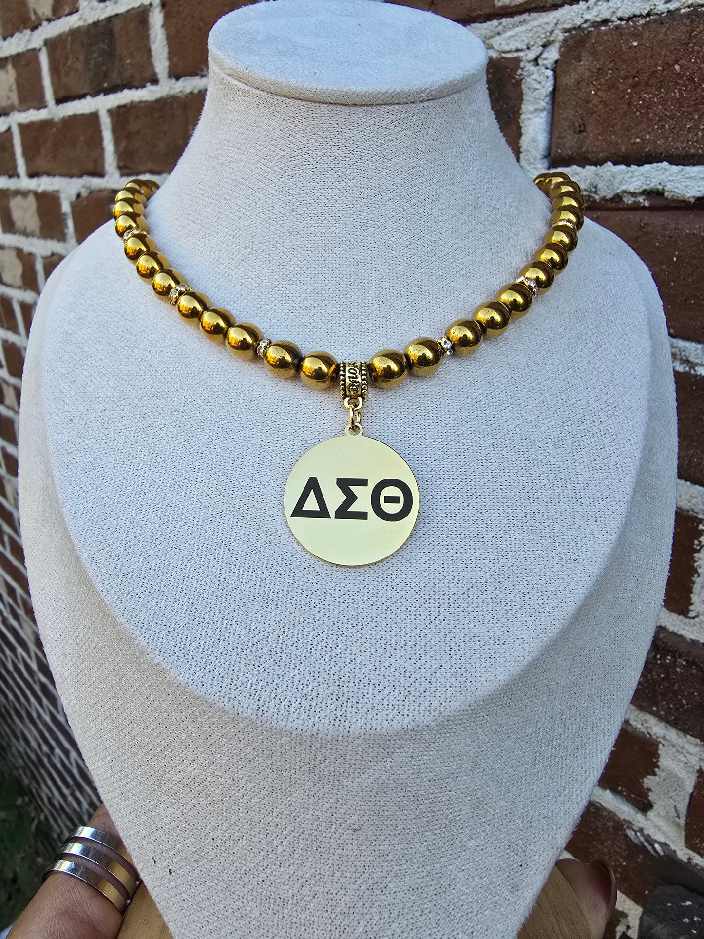Delta Sigma Theta Beaded Sorority Necklaces - Beaded Sorority Necklace - Delta Sigma Theta Jewelry