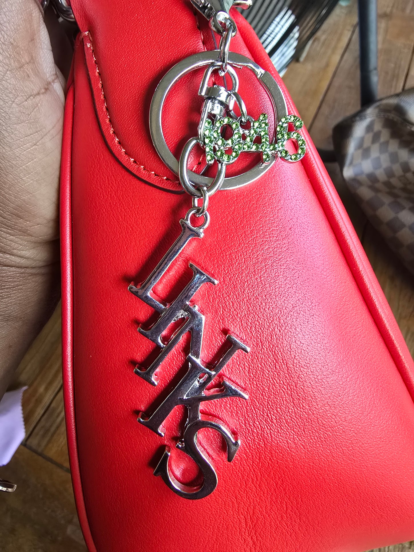 Links Handbag Charm/Key Ring - Links Purse Charm - Social Organization Charm/Key Ring - The Links Purse Charm/Key Ring - 1946 Purse Charm/ Key Ring