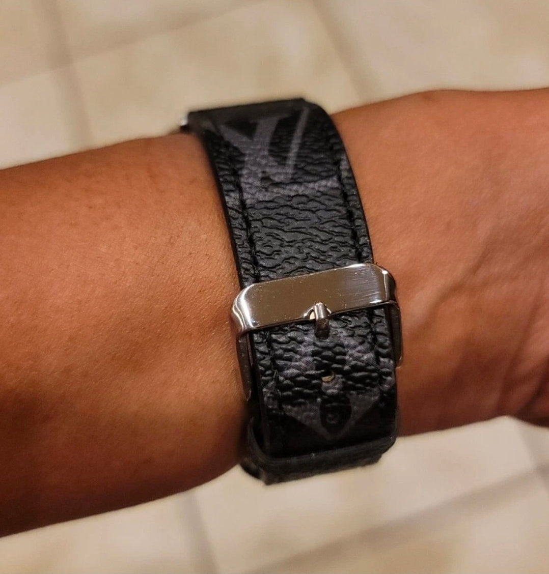 LV Inspired Apple Watch Band