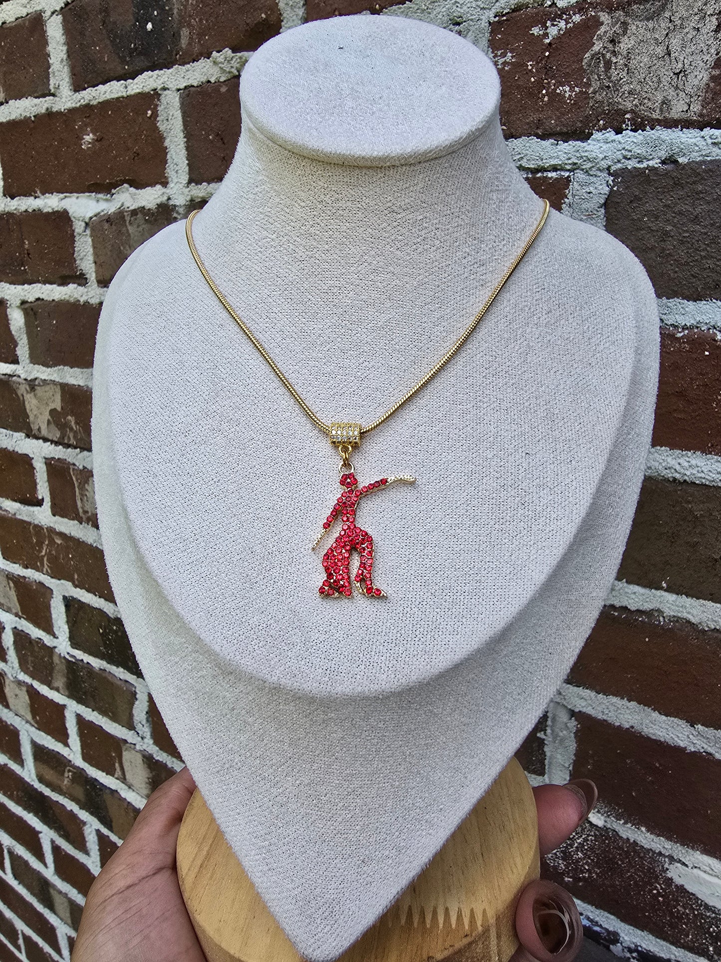 Delta Sigma Theta Sorority Lady Fortitude Necklace