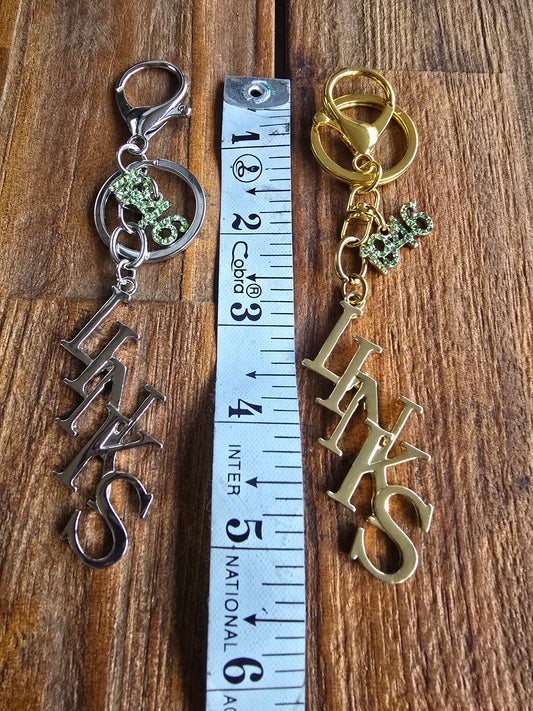 Links Handbag Charm/Key Ring - Links Purse Charm - Social Organization Charm/Key Ring - The Links Purse Charm/Key Ring - 1946 Purse Charm/ Key Ring