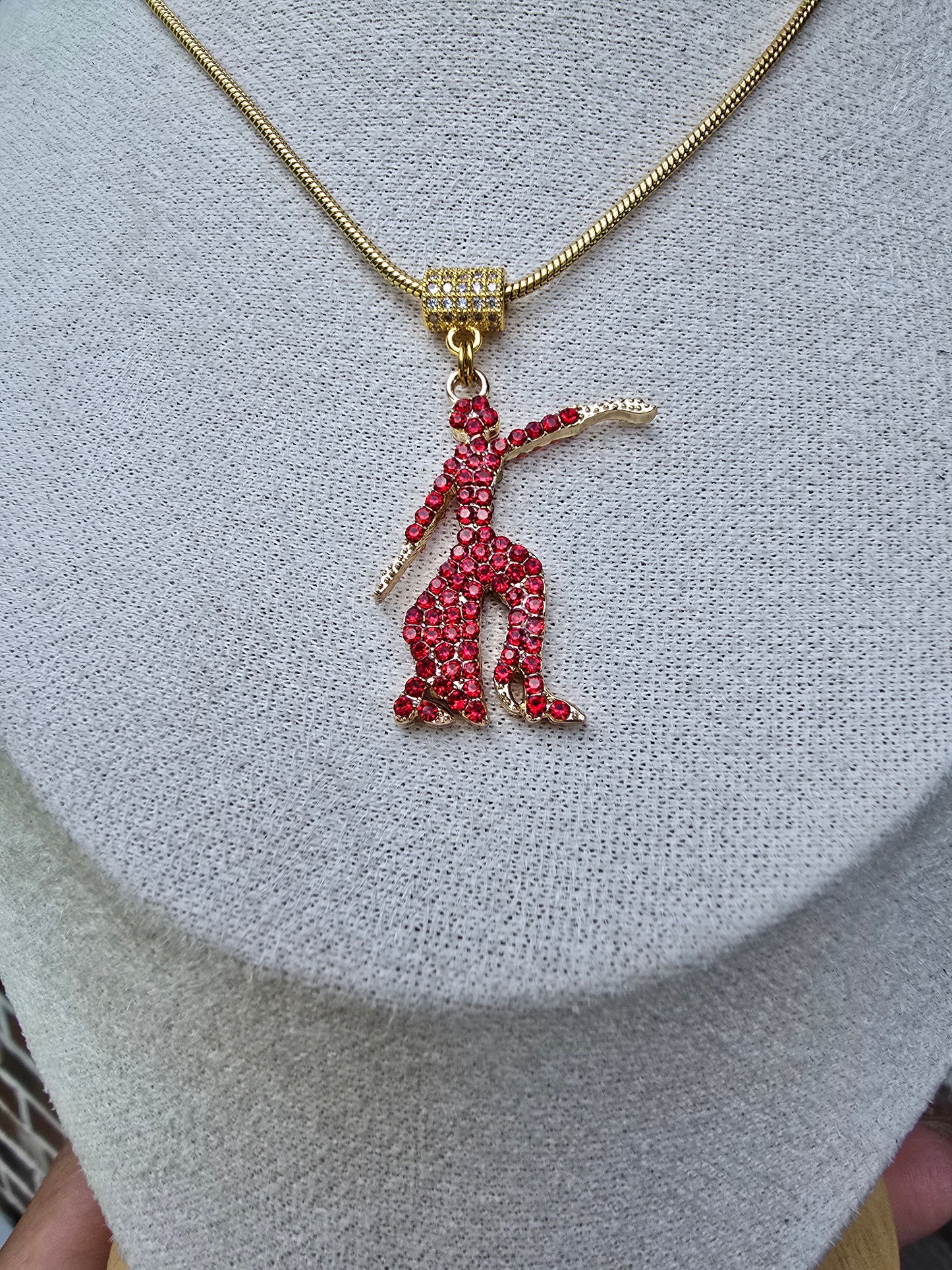 Delta Sigma Theta Sorority Lady Fortitude Necklace