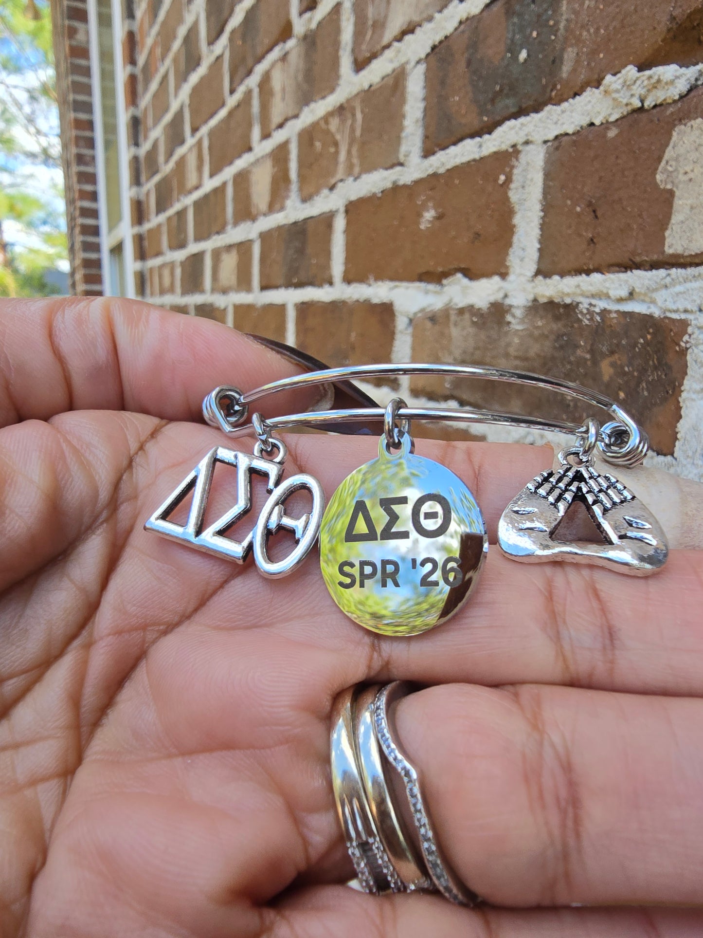 Delta Spring 2026 Charm Bracelet - HBCU Bracelet Delta Sigma Theta Bracelet - DST - Spring 2026 - Sorority Jewelry