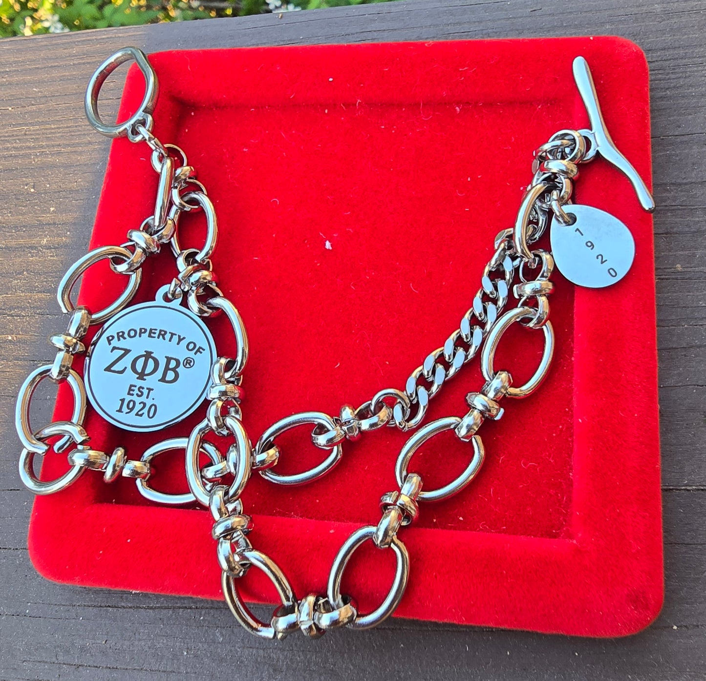 Property of Zeta Phi Beta Bracelet - 1920 - Zeta Bracelet - Sorority Bracelet - Z Phi B Bracelet - Divine Nine - Sorority Jewelry - HBCU bracelet