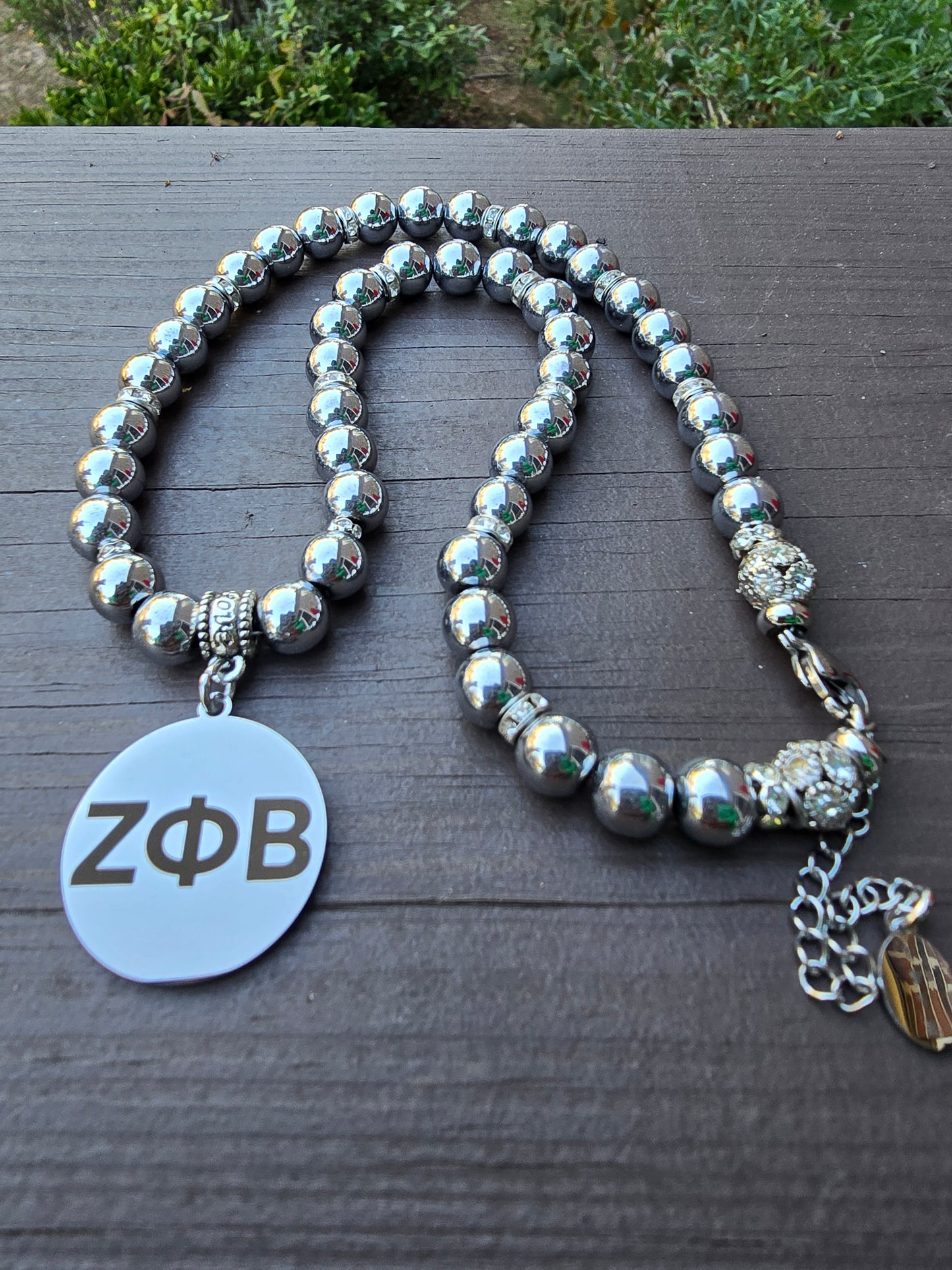 Zeta Phi Beta Beaded Sorority Necklaces - Z Phi B Beaded Sorority Necklace - Zeta Phi Beta Jewelry