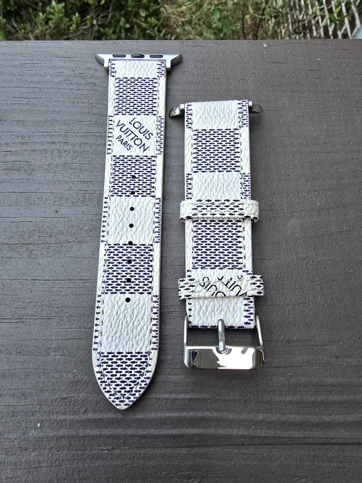 LV Inspired Apple Watch Band