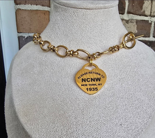 National Council of Negro Women Necklace- 1935 necklace - NCNW Jewelry - NCNW gift - HBCU Jewelry