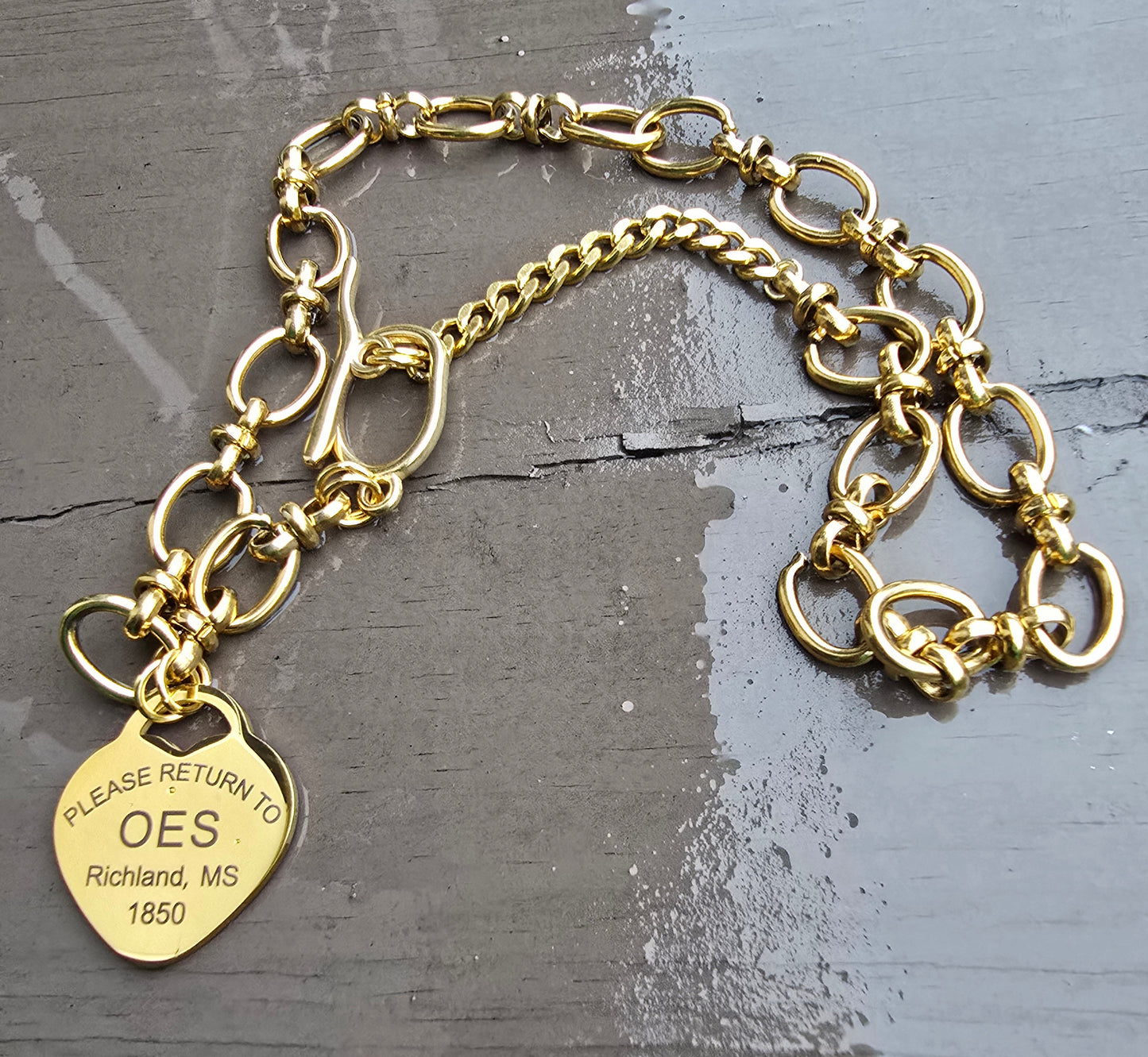 Order of Eastern Star Necklace - 1850 Necklace - OES Jewelry - OES gift - HBCU Jewelry