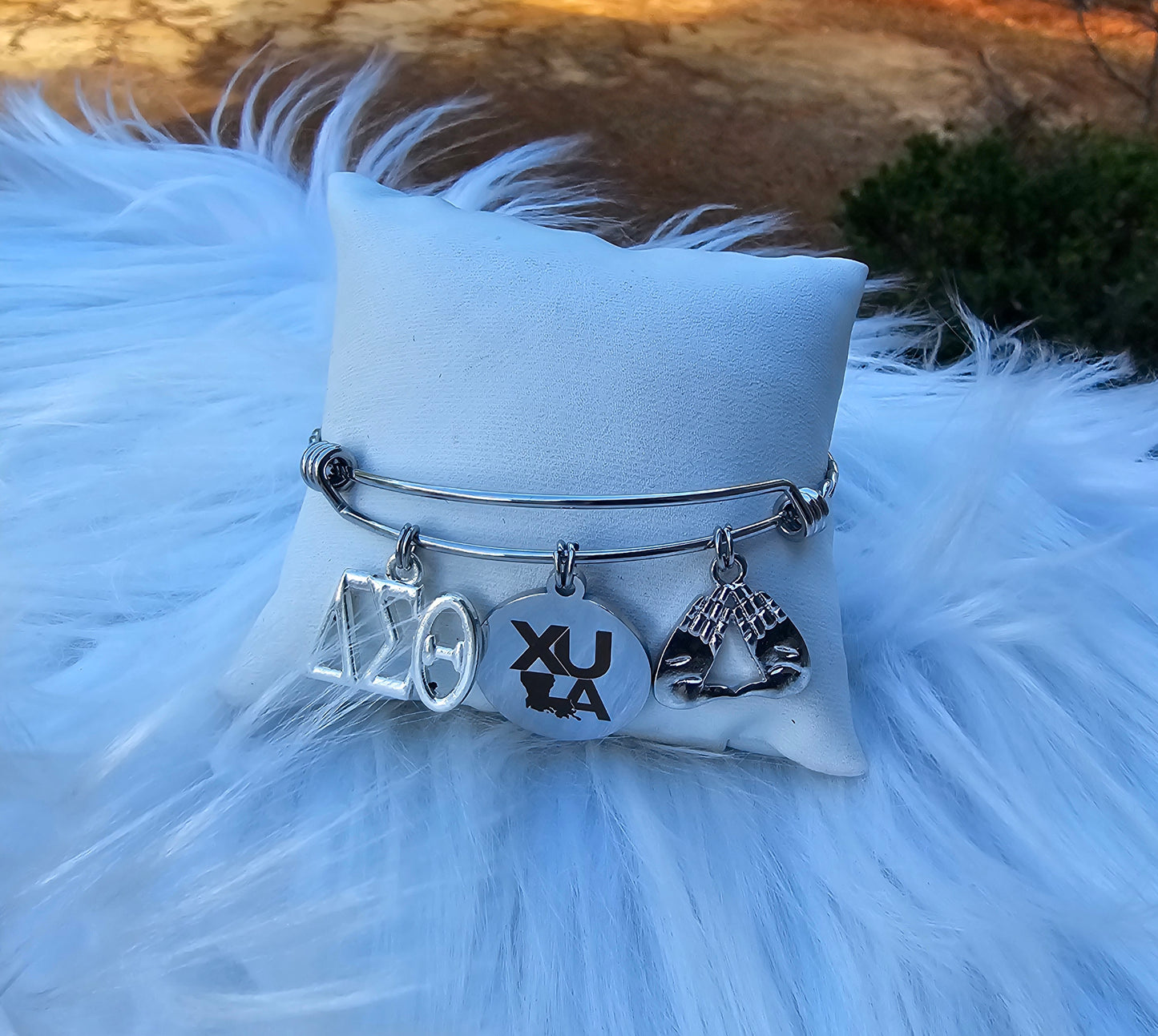 Xavier University of Louisiana Bracelet Available In Gold and Silver