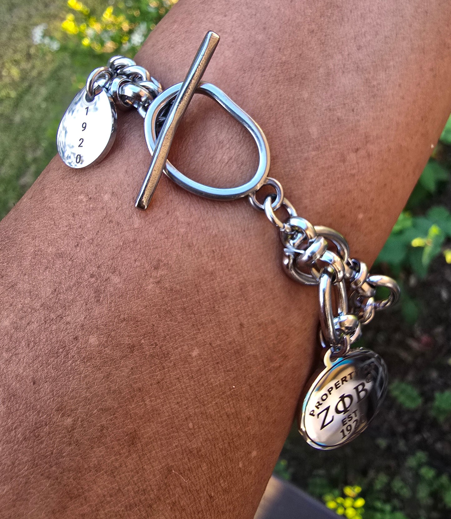 Property of Zeta Phi Beta Bracelet - 1920 - Zeta Bracelet - Sorority Bracelet - Z Phi B Bracelet - Divine Nine - Sorority Jewelry - HBCU bracelet