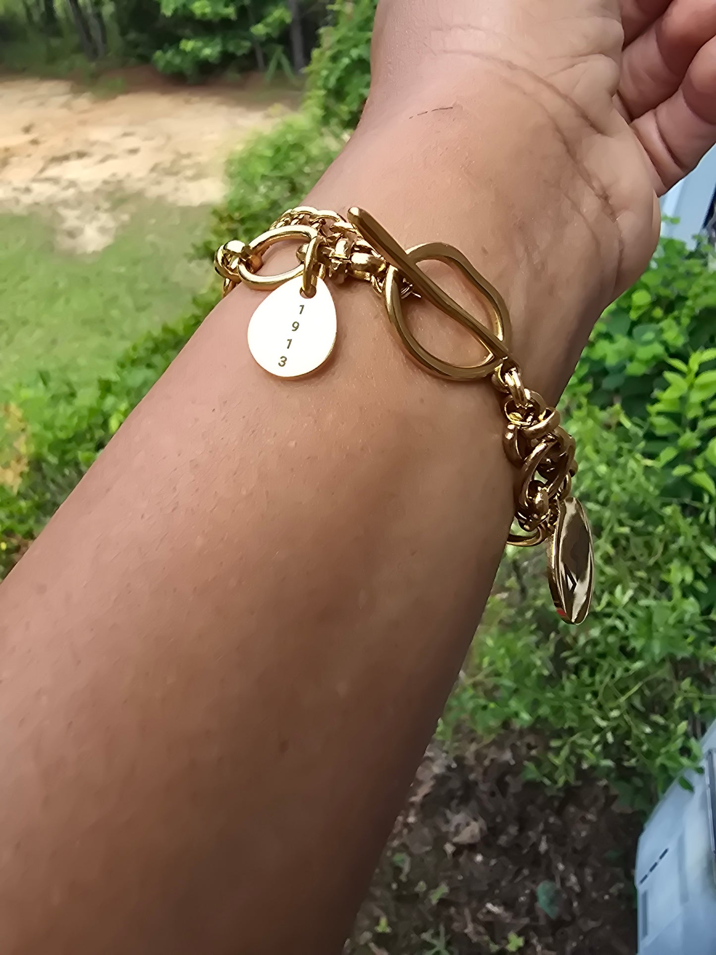 Delta Sigma Theta Sorority Bracelet Available In Gold & Silver
