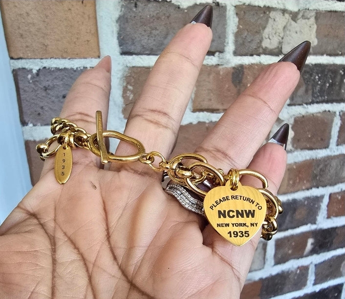 National Council of Negro Women Bracelet- 1935 Bracelet - NCNW Jewelry - NCNW gift - HBCU Jewelry
