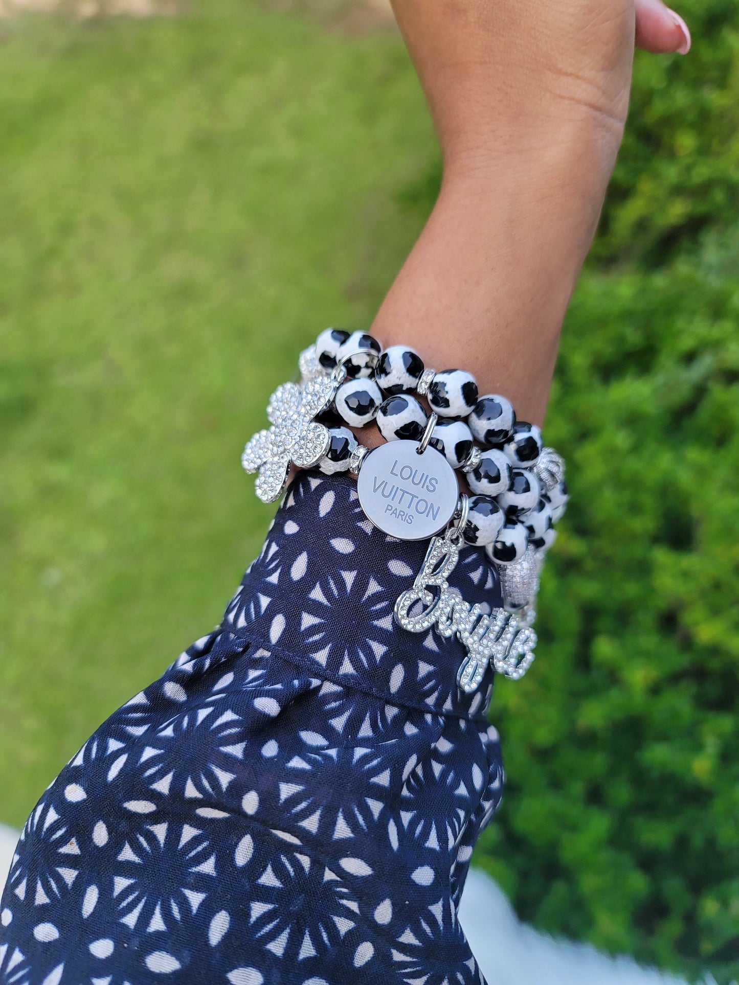 Apple Watch Band Custom Fit (charms may be changed)