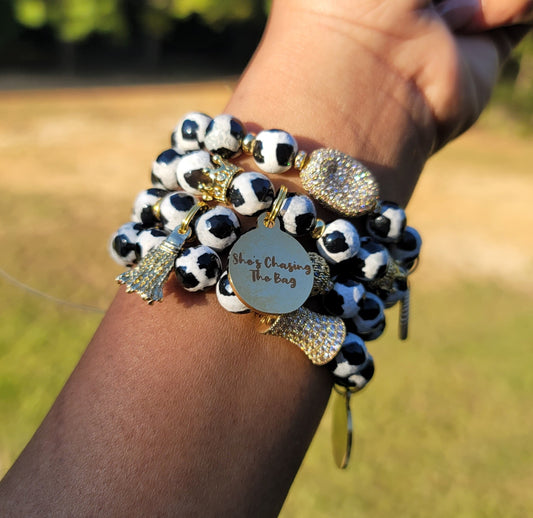 Stack Bracelet Custom Fit Set (charms may be changed)