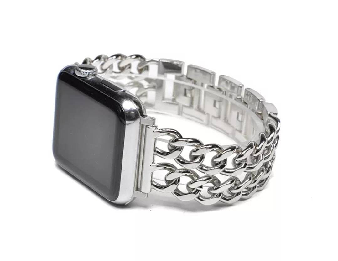 Customize Your Apple Link Watch Band Available In Silver & Gold (select up to 6 charms of your choice)