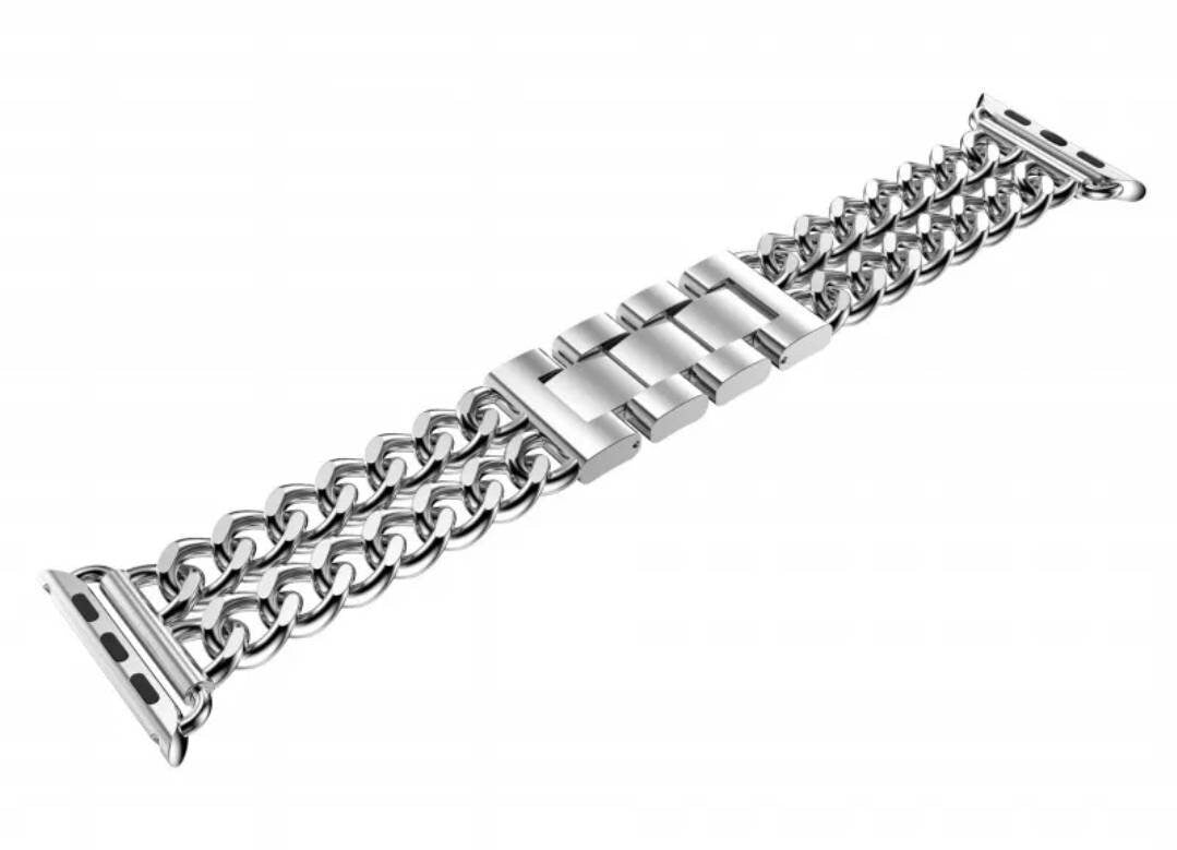 Customize Your Apple Link Watch Band Available In Silver & Gold (select up to 6 charms of your choice)