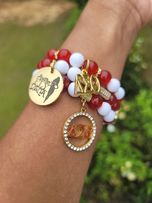 Delta Sigma Theta Custom Fit Sorority Bracelet
